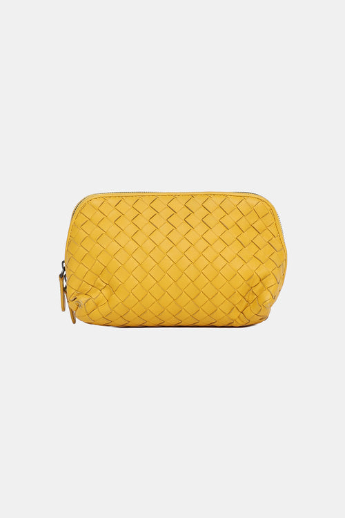 Bottega Veneta Intrecciato Leather Pouch