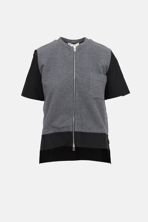 Marni Zip Up  T-Shirt