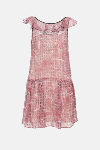 Red Valentino Printed Anchor Dress