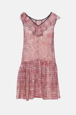 Red Valentino Printed Anchor Dress