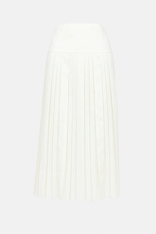 The Row Pleated Midi Skirt
