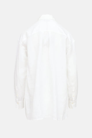 Loro Piana Linen Beaded Shirt