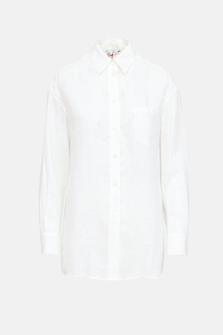Loro Piana Linen Beaded Shirt