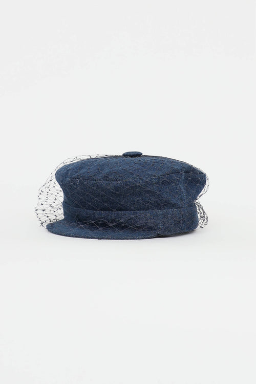 Dior SS 2018 Denim Arty Cap