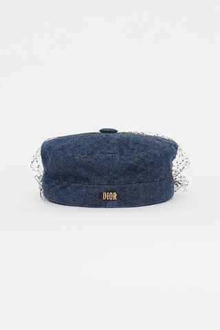 Dior SS 2018 Denim Arty Cap