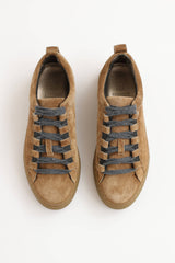 Brunello Cucinelli Suede Monili Sneaker