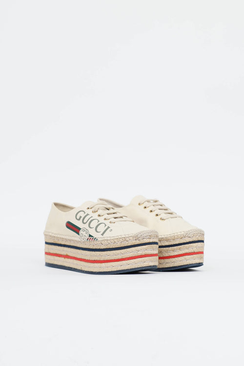 Gucci Espadrilles Platform Sneaker