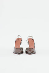 Amina Muaddi PVC Slingback Pump