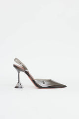 Amina Muaddi PVC Slingback Pump