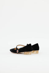 Charlotte Olympia Velvet Mary Jane Pump