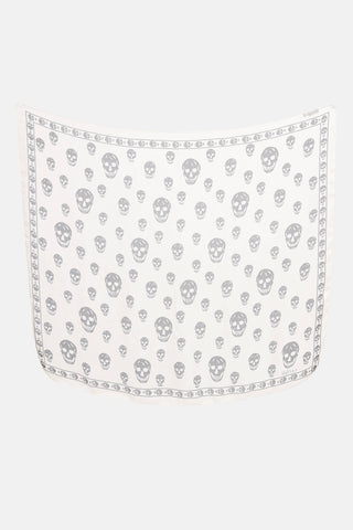 McQueen Silk Skull Scarf