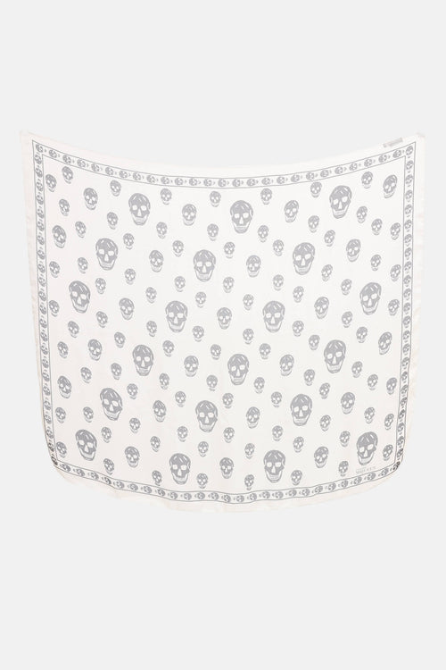 McQueen Silk Skull Scarf