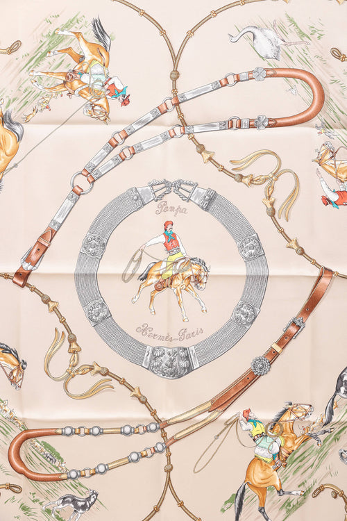 Hermès Silk Pampa 70 Scarf