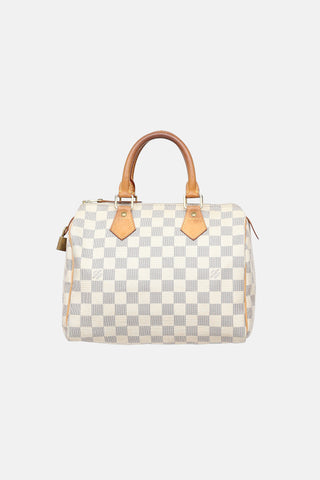 Louis Vuitton 2008 Damier Azur Speedy 25 Bag