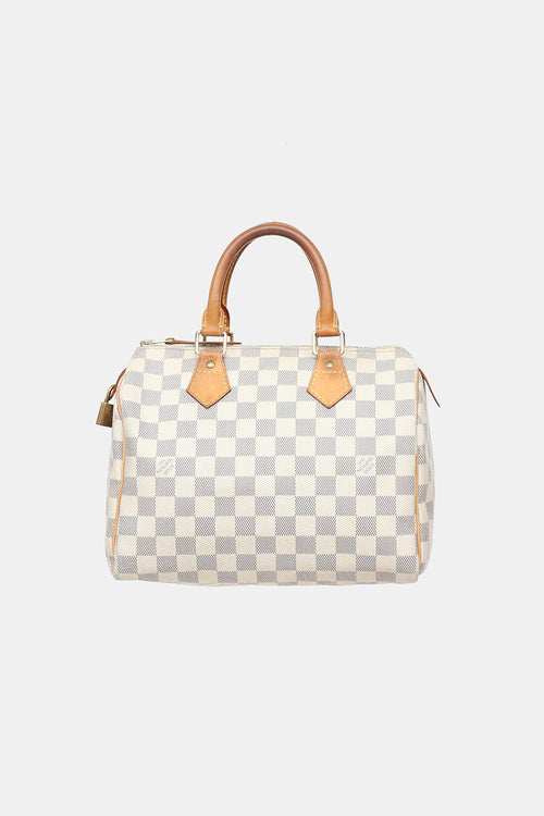Louis Vuitton 2008 Damier Azur Speedy 25 Bag