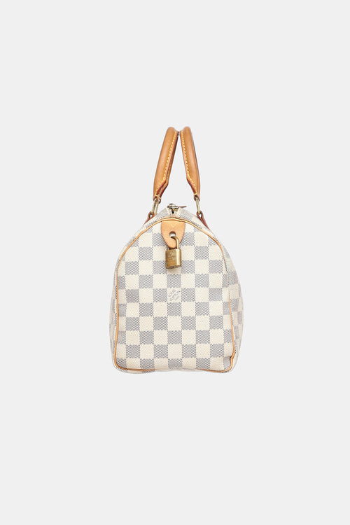 Louis Vuitton 2009 Damier Azur Speedy 25 Bag
