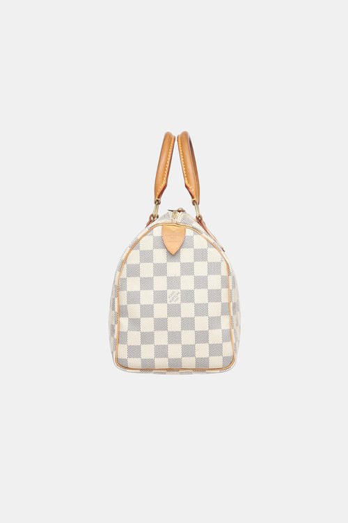 Louis Vuitton 2010 Damier Azur Speedy 25 Bag