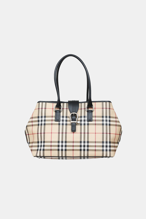 Burberry Nova Check Eden Satchel Bag