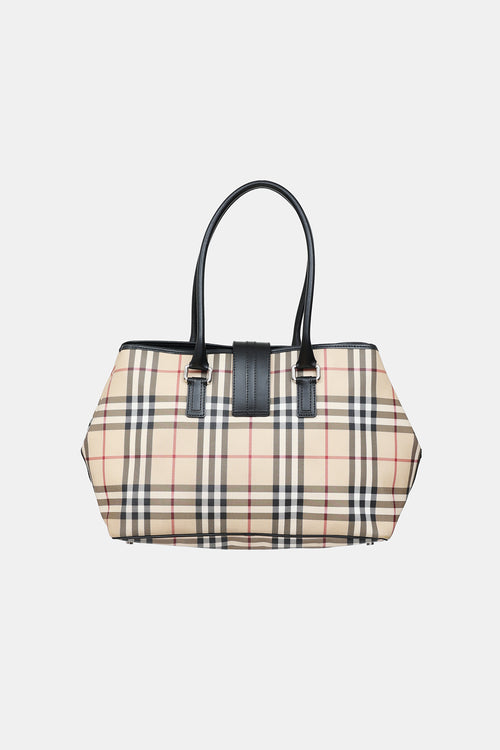 Burberry Nova Check Eden Satchel Bag