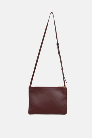 Celine Leather Large Trio Crossbody Bag