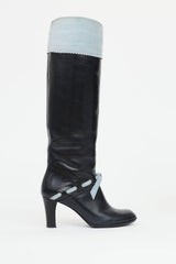 Marc Jacobs Leather Bow Boot