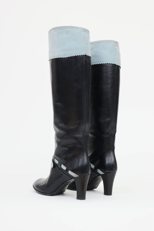 Marc Jacobs Leather Bow Boot