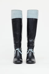 Marc Jacobs Leather Bow Boot