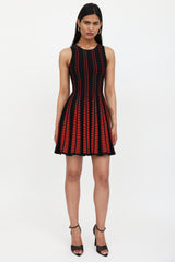 McQueen Knit Pleated Dress