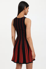McQueen Knit Pleated Dress