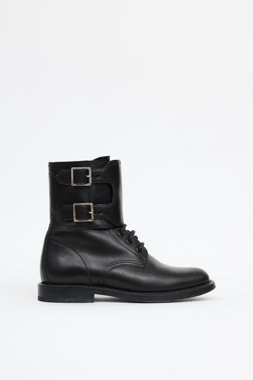 Saint Laurent Patti Buckle Boot