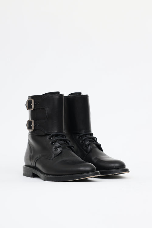 Saint Laurent Patti Buckle Boot