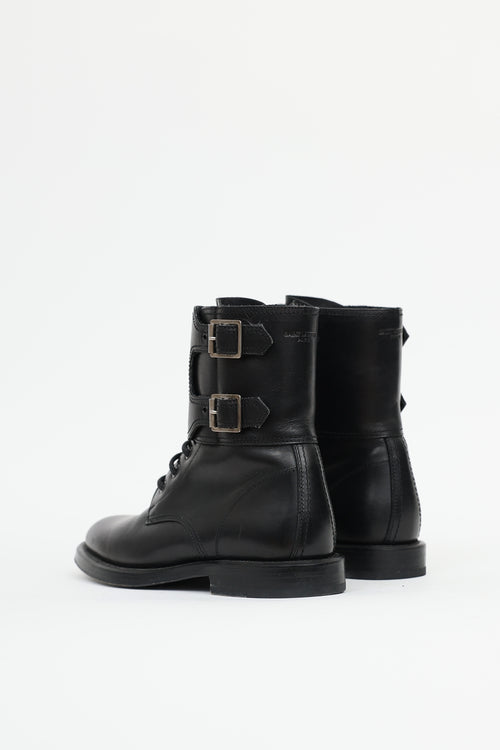 Saint Laurent Patti Buckle Boot