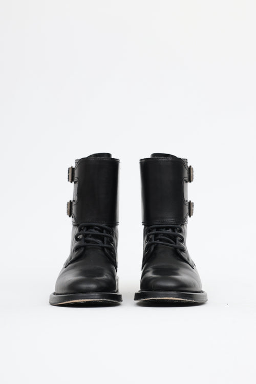 Saint Laurent Patti Buckle Boot