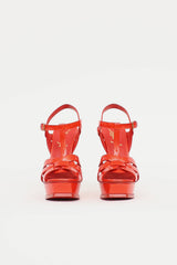 Saint Laurent Patent Tribute Sandal