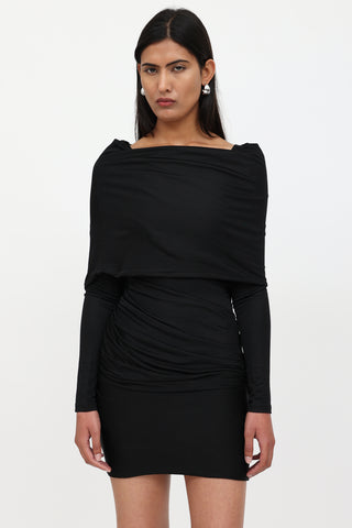 Alexander Wang Off the Shoulder Ruched Dress