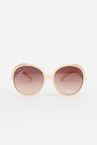 Chloé CL2222 Scallop Trim Sunglasses