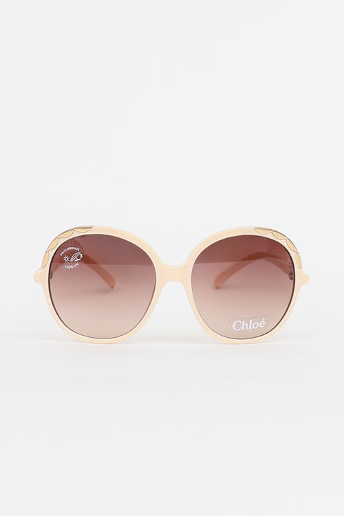 Chloé CL2222 Scallop Trim Sunglasses