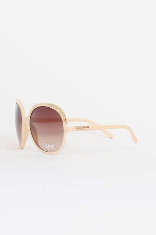 Chloé CL2222 Scallop Trim Sunglasses