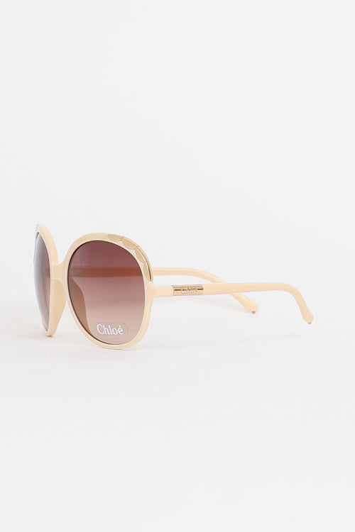 Chloé CL2222 Scallop Trim Sunglasses