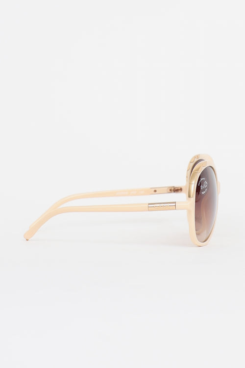 Chloé CL2222 Scallop Trim Sunglasses