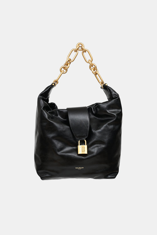 Balmain Sync Leather Bag