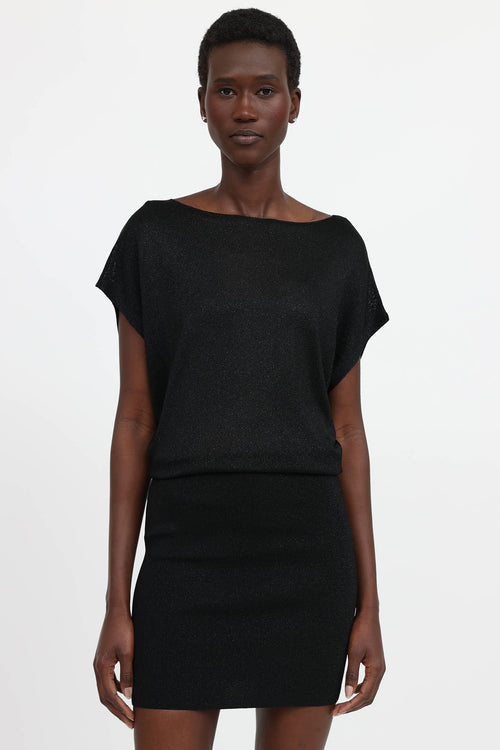 Alice + Olivia Sheer Knit Dress