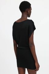 Alice + Olivia Sheer Knit Dress