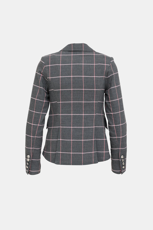 Smythe Plaid Blazer