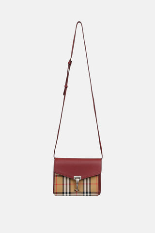 Burberry Macken Check Crossbody Bag