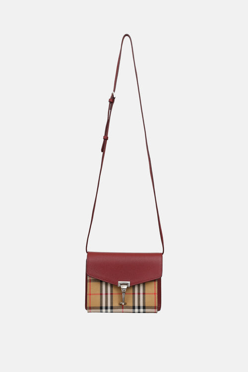 Burberry Macken Check Crossbody Bag