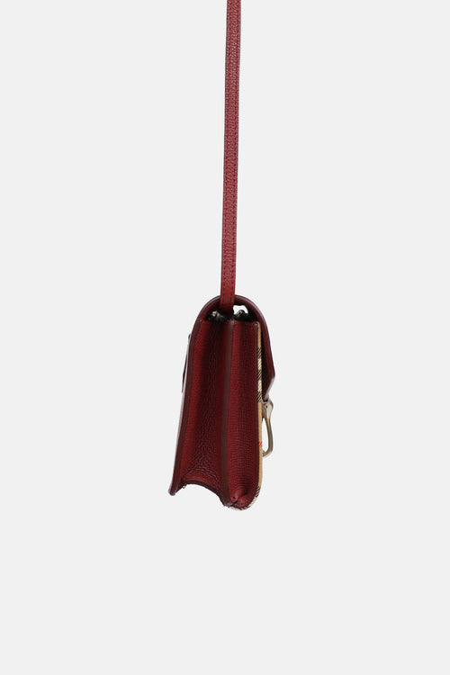 Burberry Macken Check Crossbody Bag
