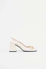 Gucci Leather Slingback Heel