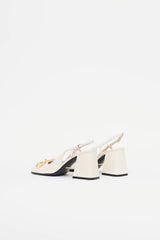 Gucci Leather Slingback Heel