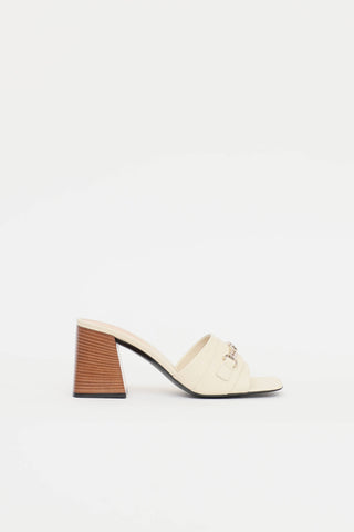 Gucci Leather Signoria Sandal